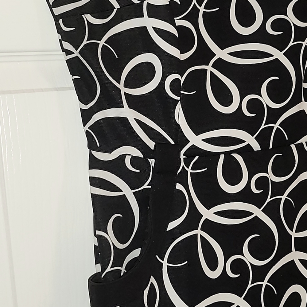🎉HPx3🎉 London Times Black+White Sleeveless Dress - Picture 5 of 5